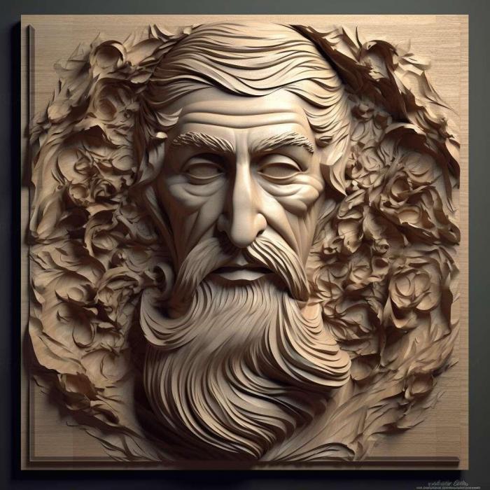 نموذج ثلاثي الأبعاد لآلة CNC 3D Art 